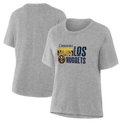 NBA - Denver Nuggets Women's Noches Training T-Shirt - Gray