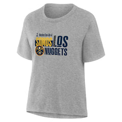 NBA - Denver Nuggets Women's Noches Training T-Shirt - Gray