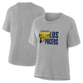 NBA - Indiana Pacers Women's Noches Training T-Shirt - Gray