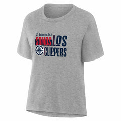 NBA - LA Clippers Women's Noches Training T-Shirt - Gray