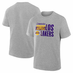 NBA - Los Angeles Lakers Noches Training T-Shirt - Gray
