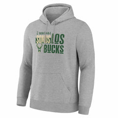 NBA - Milwaukee Bucks Noches Training Hoodie - Gray