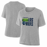NBA - Minnesota Timberwolves Women's Noches Training T-Shirt - Gray