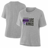 NBA - Sacramento Kings Women's Noches Training T-Shirt - Gray