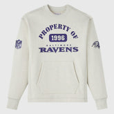 Baltimore Ravens OVO x NFL Unisex Fleece Sweatshirt Heather Gray - NFL