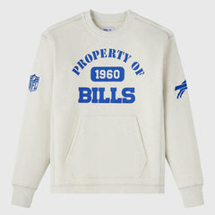 Buffalo Bills OVO x NFL Unisex Fleece Sweatshirt Heather Gray - NFL