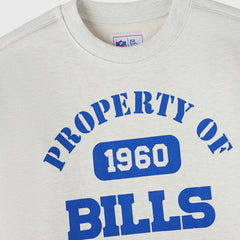 Buffalo Bills OVO x NFL Unisex Fleece Sweatshirt Heather Gray - NFL