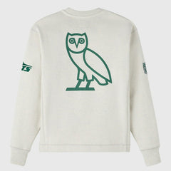 New York Jets OVO x NFL Unisex Fleece Sweatshirt Heather Gray - NFL