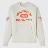 Denver Broncos OVO x NFL Unisex Fleece Sweatshirt Heather Gray - NFL