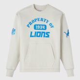 Detroit Lions OVO x NFL Unisex Fleece Sweatshirt Heather Gray - NFL