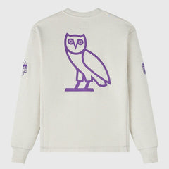 Minnesota Vikings OVO x NFL Unisex Fleece Sweatshirt Heather Gray - NFL