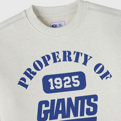 New York Giants OVO x NFL Unisex Fleece Sweatshirt Heather Gray - NFL