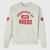 San Francisco 49ers OVO x NFL Unisex Fleece Sweatshirt Heather Gray - NFL