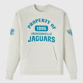 Jacksonville Jaguars OVO x NFL Unisex Fleece Sweatshirt Heather Gray - NFL