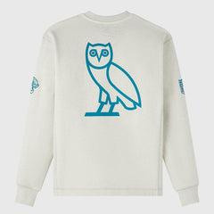 Jacksonville Jaguars OVO x NFL Unisex Fleece Sweatshirt Heather Gray - NFL