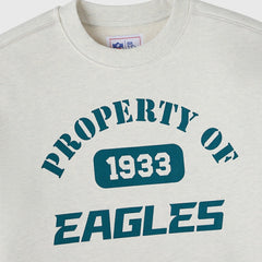 Philadelphia Eagles OVO x NFL Unisex Fleece Sweatshirt Heather Gray - NFL