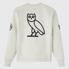 Pittsburgh Steelers OVO x NFL Unisex Fleece Sweatshirt Heather Gray - NFL