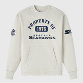 Seattle Seahawks OVO x NFL Unisex Fleece Sweatshirt Heather Gray - NFL