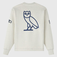 Seattle Seahawks OVO x NFL Unisex Fleece Sweatshirt Heather Gray - NFL