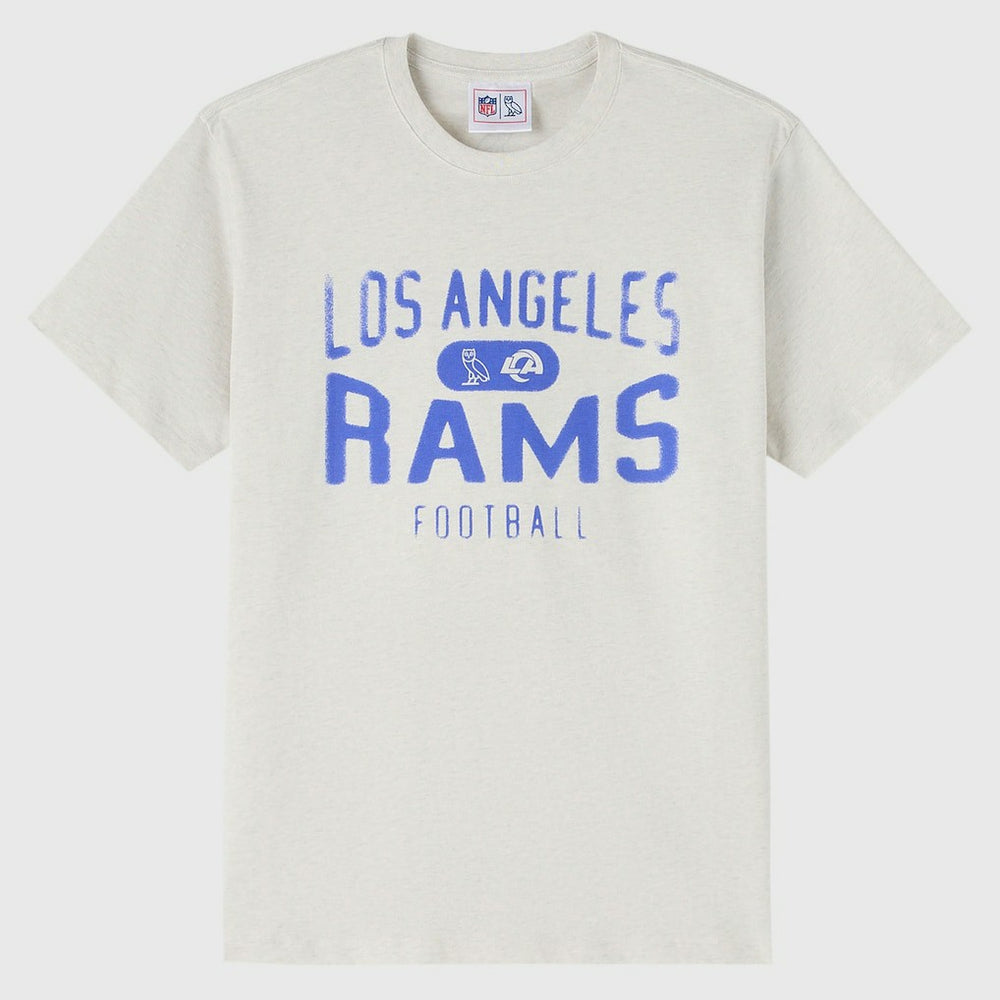 Los Angeles Rams OVO x NFL Unisex T-Shirt Heather Gray - NFL