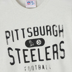 Pittsburgh Steelers OVO x NFL Unisex T-Shirt Heather Gray - NFL