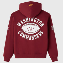 Washington Commanders OVO x NFL Unisex Full-Zip Waffle-Lined Hoodie Burgundy - NFL