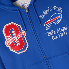 Buffalo Bills OVO x NFL Unisex Full-Zip Waffle-Lined Hoodie Royal - NFL