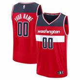Fanatics - Washington Wizards Fastbreak Custom Jersey - Red - Icon Edition