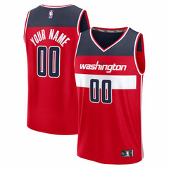 Fanatics - Washington Wizards Fastbreak Custom Jersey - Red - Icon Edition