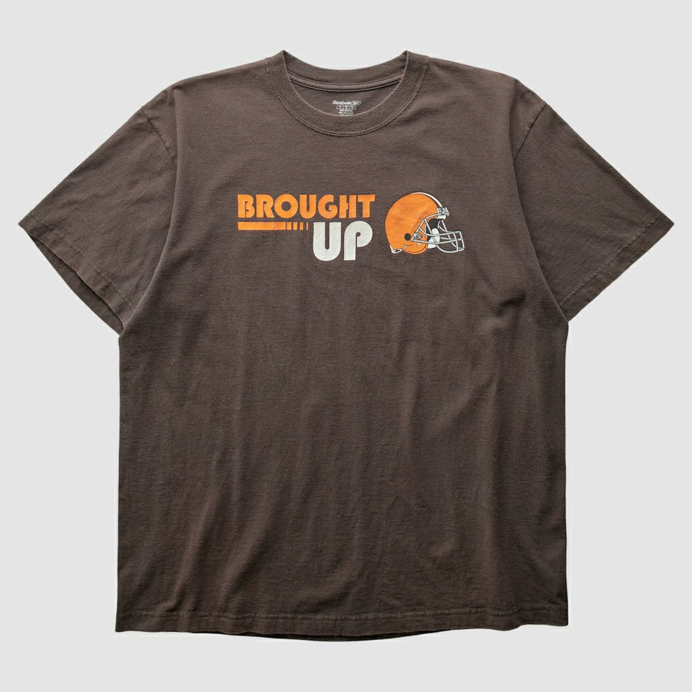 Cleveland Browns Reebok 2000s T-shirt Brown Vintage - Fanatics