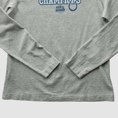 Indianapolis Colts 2007 Long Sleeve T-shirt Heather Gray Vintage - Fanatics