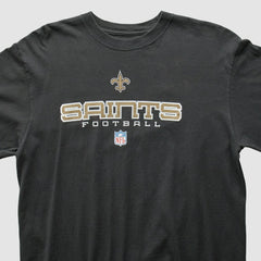 New Orleans Saints 2000s Long Sleeve T-shirt Black Vintage - Fanatics