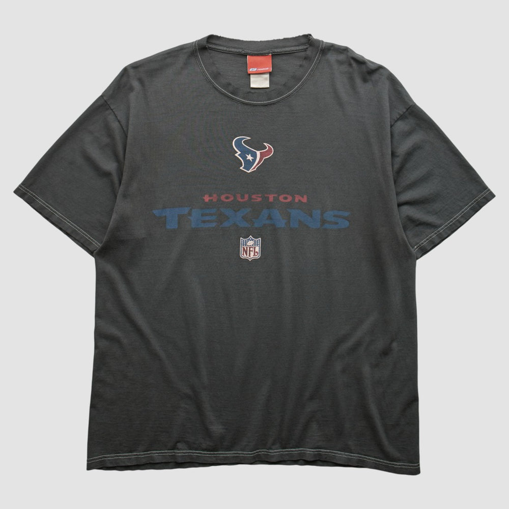 Houston Texans Reebok 2000s T-shirt Charcoal Vintage - Fanatics