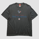 Houston Texans Reebok 2000s T-shirt Charcoal Vintage - Fanatics