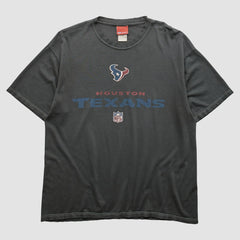 Houston Texans Reebok 2000s T-shirt Charcoal Vintage - Fanatics