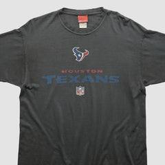 Houston Texans Reebok 2000s T-shirt Charcoal Vintage - Fanatics