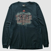 Adidas - Philadelphia 76ers 2000s Long Sleeve T-shirt - Black Vintage