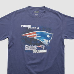 New England Patriots 2010s T-shirt Navy Vintage - Fanatics