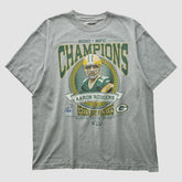 Green Bay Packers Reebok 2010 T-shirt Heather Gray Vintage - Fanatics