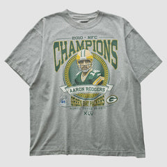 Green Bay Packers Reebok 2010 T-shirt Heather Gray Vintage - Fanatics