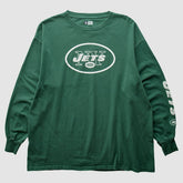 New York Jets 2010s Long Sleeve T-shirt Green Vintage - Fanatics