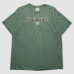 New York Jets Logo Athletic 2000s T-shirt Green Vintage - Fanatics