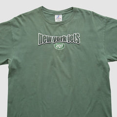 New York Jets Logo Athletic 2000s T-shirt Green Vintage - Fanatics