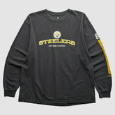 Pittsburgh Steelers NFL 2000s Long Sleeve T-shirt Black Vintage - Fanatics