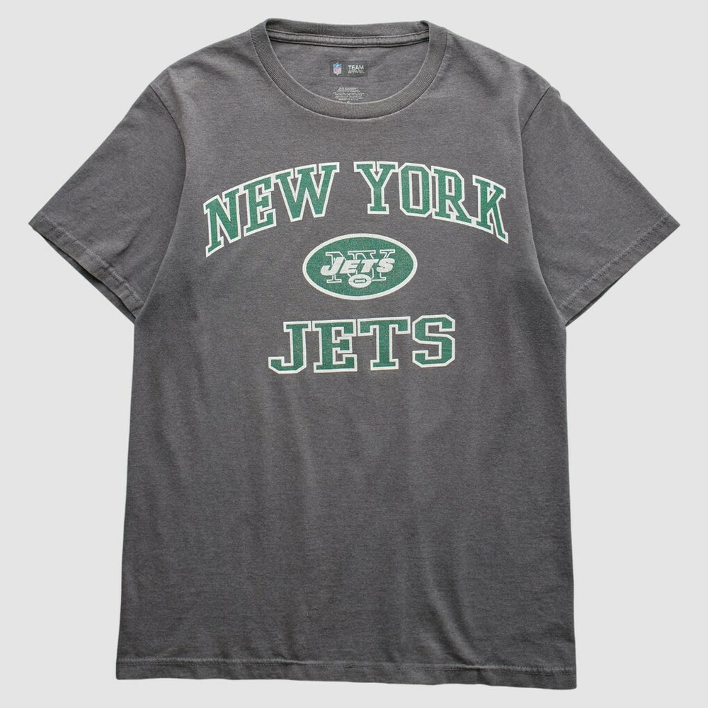 New York Jets NFL 2010s T-shirt Dark Heather Gray Vintage - Fanatics