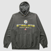 Pittsburgh Steelers NFL 2010s Hooded Pullover Sweatshirt Gray Vintage - Fanatics