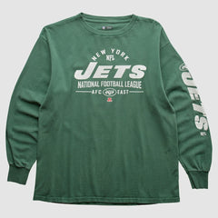New York Jets 2010s Long Sleeve T-shirt Green Vintage - Fanatics