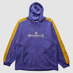 Minnesota Vikings NFL 2000s Hooded Pullover Sweatshirt Purple Vintage - Fanatics
