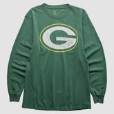 Green Bay Packers Reebok 2000s Long Sleeve T-shirt Green Vintage - Fanatics