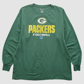 Green Bay Packers NFL 2010s Long Sleeve T-shirt Green Vintage - Fanatics
